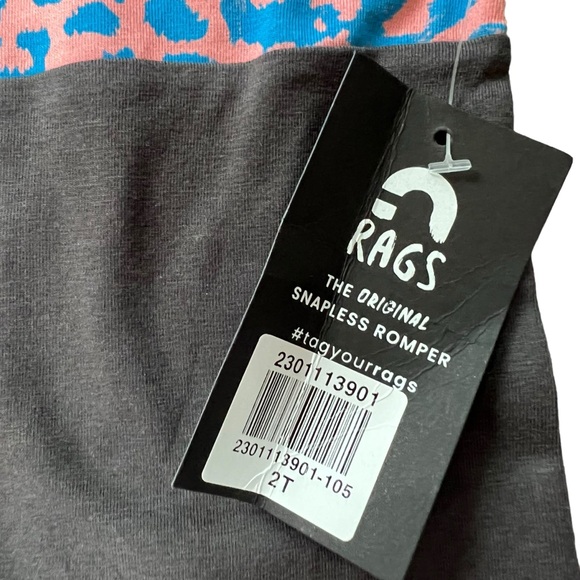 NWT Rags Hooded ‘Star Smiley’ Romper Size 2T - Picture 3 of 4